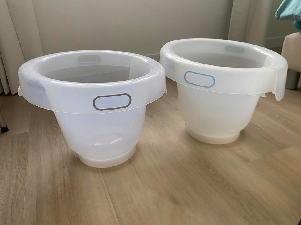 Set van 2 Tummy Tubs – babybadjes, Ophalen, Zo goed als nieuw, Overige typen