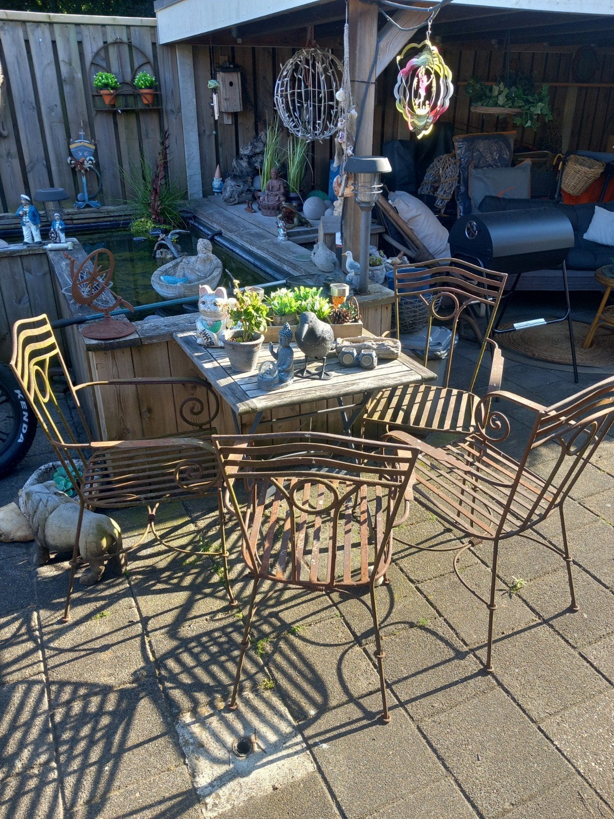 Bistro setje, Ophalen, Gebruikt, Overige materialen, 2 zitplaatsen
