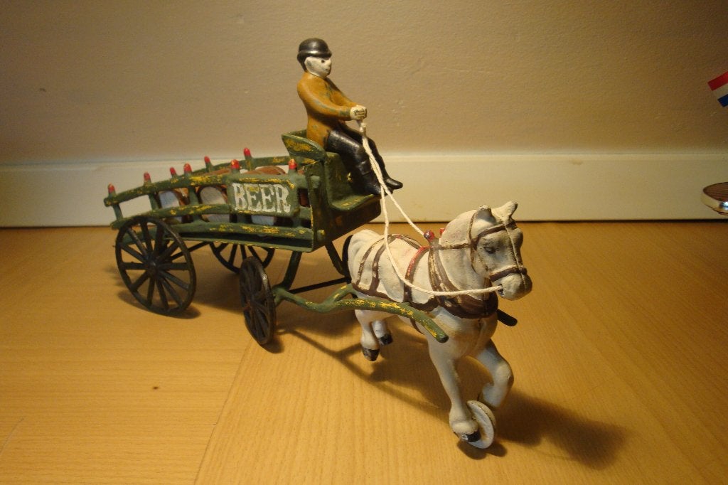 Gietijzeren Speelgoed Bierwagen 1911, Ophalen of Verzenden
