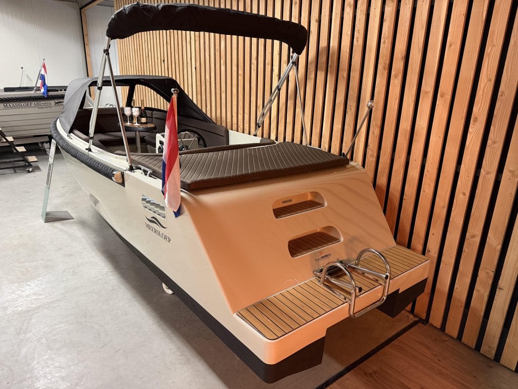 NwStaat! MEERSLOEP 600 'HONDA 20PK' AUDIO BIMINI LED Bj2025!, Watersport en Boten, Tender, Rondzit, Meersloep, 0 cm