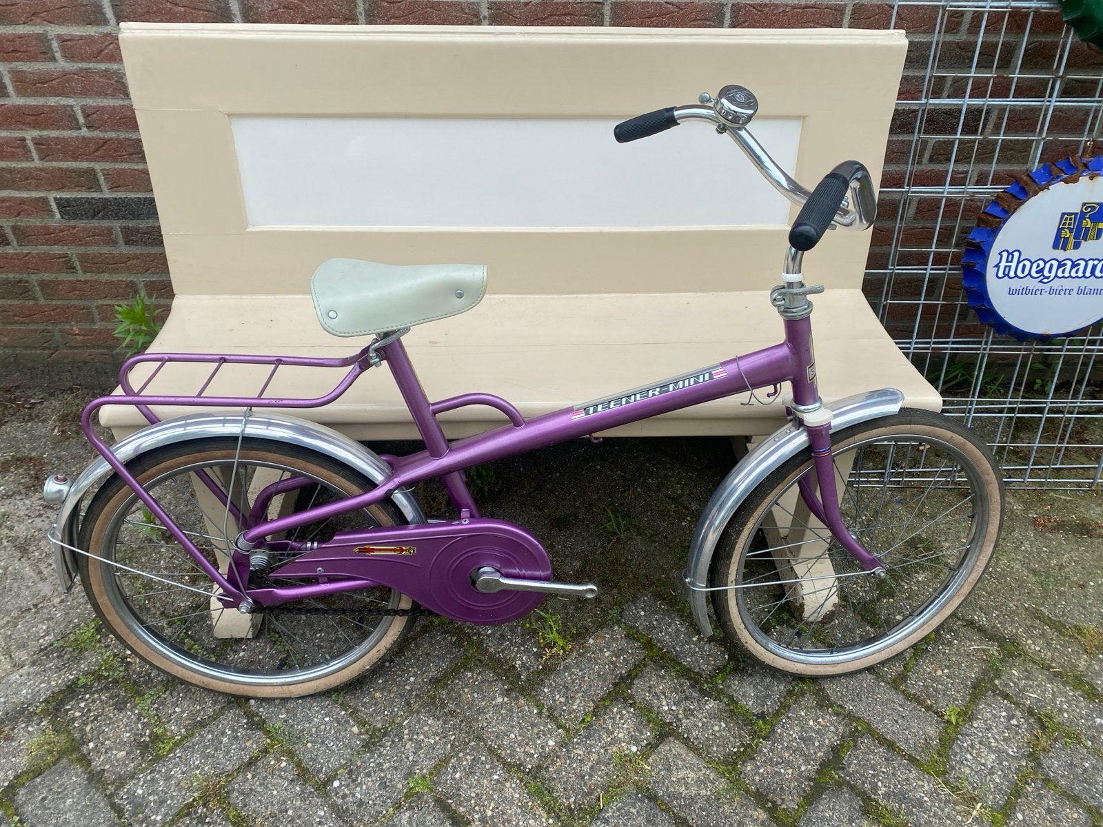 Vintage collectors-item-kinderfiets jaren 80, Fietsen en Brommers, Fietsen | Vouwfietsen, Overige merken, 20 inch of meer, Gebruikt
