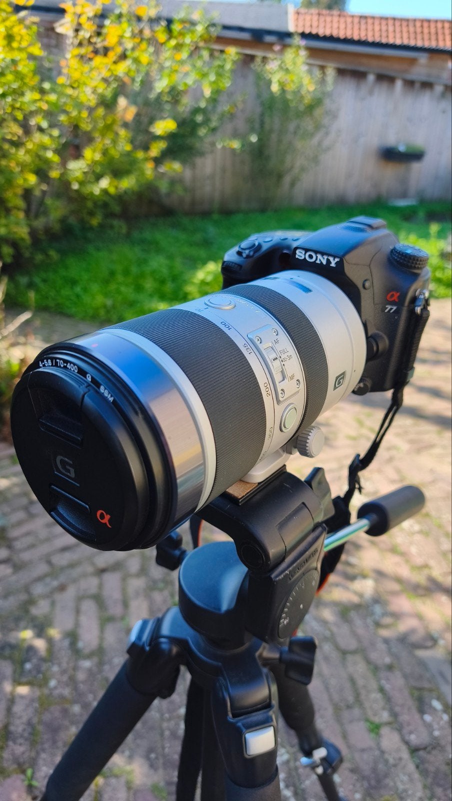Foto 4 van Sony 70-400 SSM G 4-5.6 lens (evt. met camera en statief)