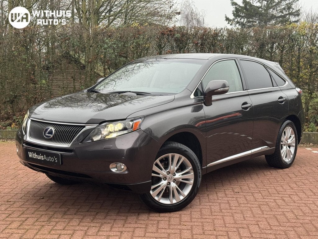 Lexus RX 450h 4WD YOUNGTIMER Trekhaak Garantie FULL LED (200, Auto's, Lexus, Automaat, Euro 5, Gebruikt, Leder