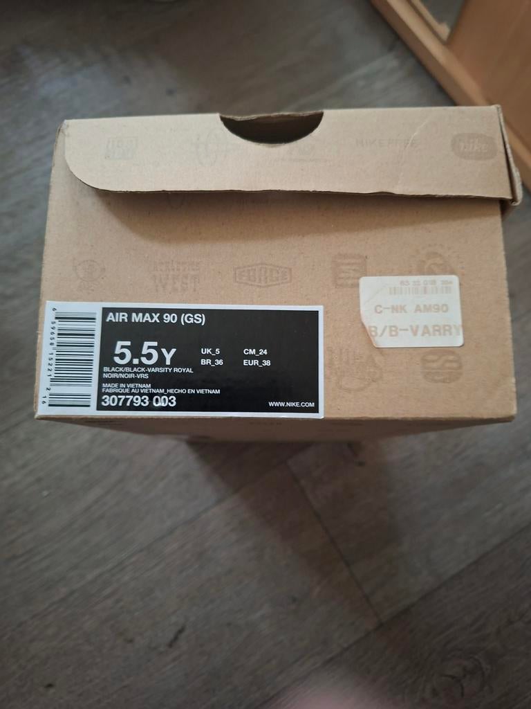 Retro Nike air max zwart/blauw mt 38,5, Huis en Inrichting, Deurbellen, Ophalen of Verzenden, Zo goed als nieuw