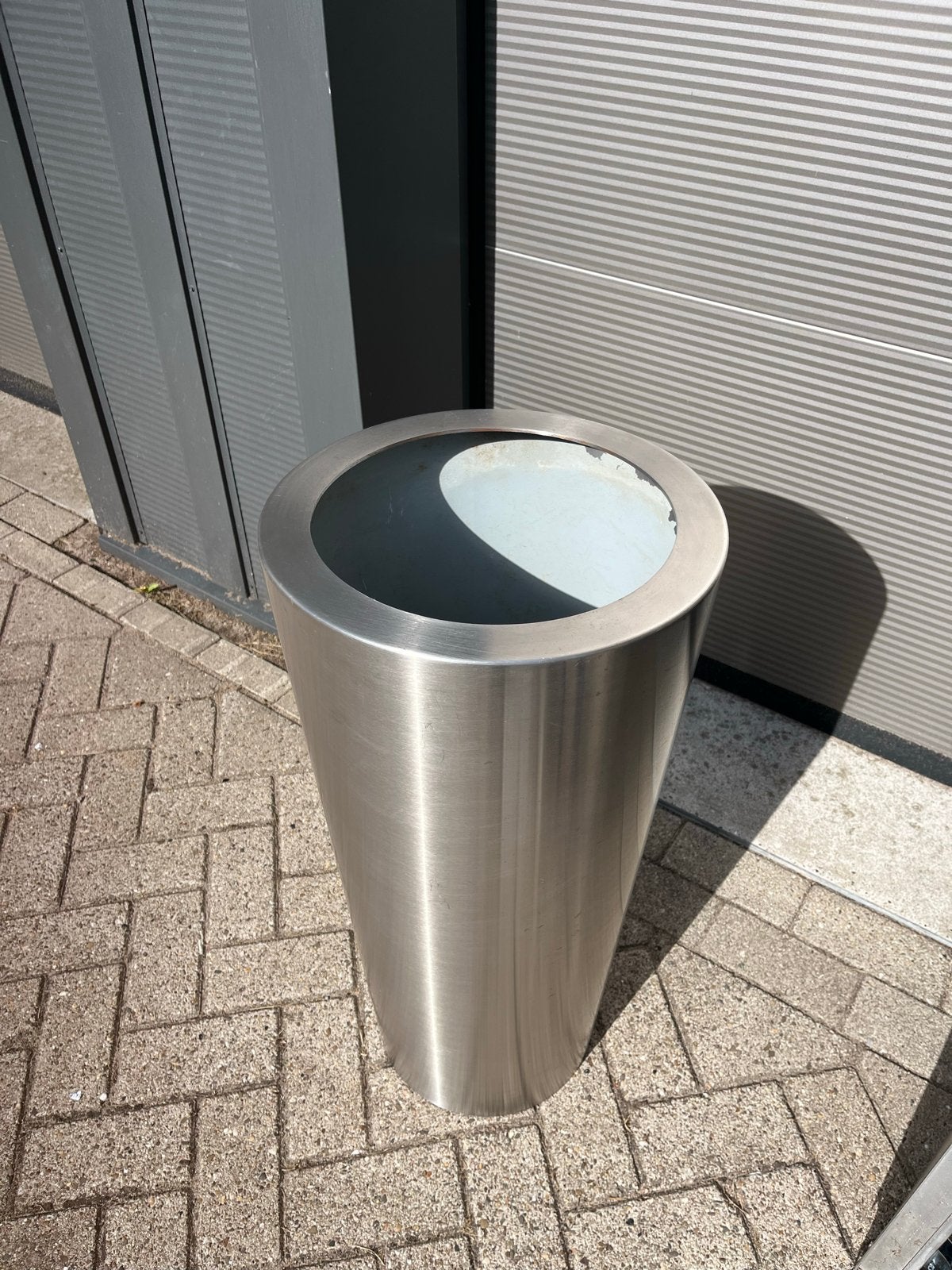 Exclusieve RVS 316 bloem/plantenbakken (zoutwaterbestendig), 25 tot 40 cm, Gebruikt, Rond, Binnen