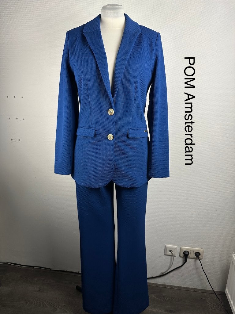 POM Amsterdam Broekpak  (mt: 40/42) 22,6/436, Maat 38/40 (M), POM Amsterdam, Blauw, POM Amsterdam