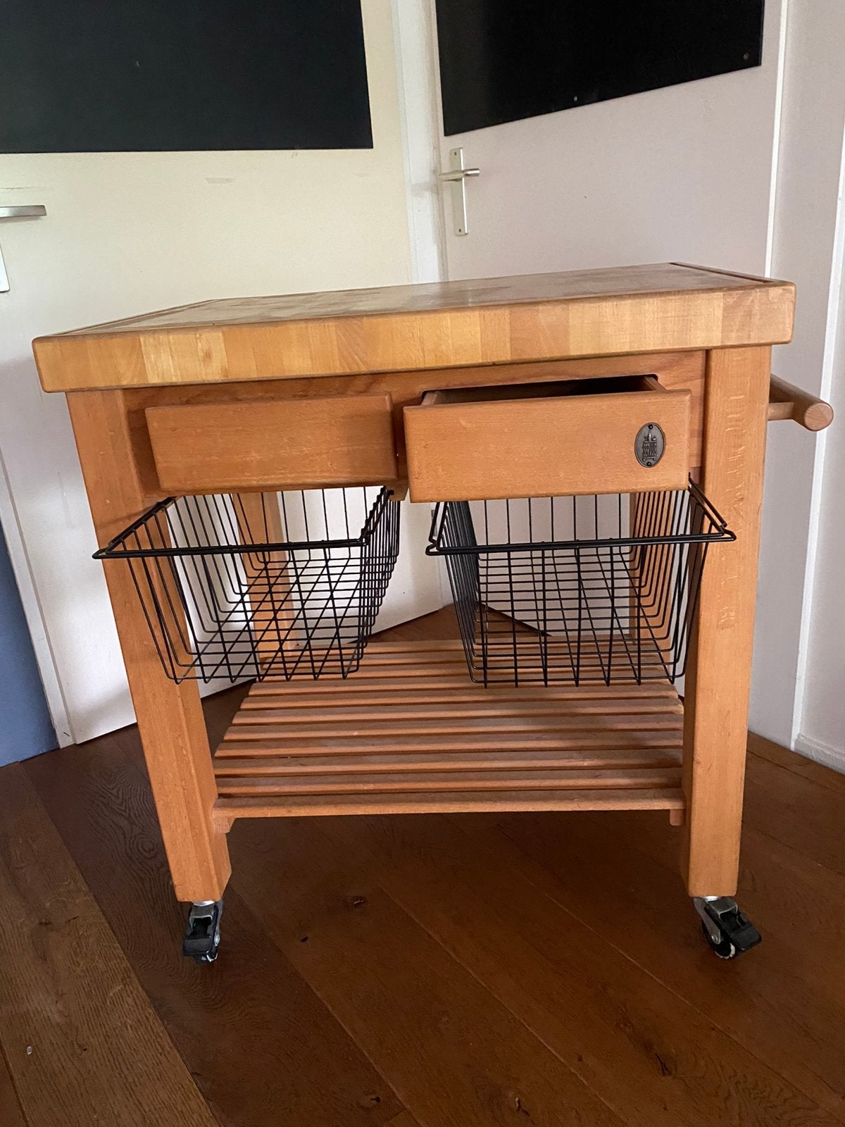Keuken trolley (hout), Ophalen, Gebruikt, Hout, Keukentrolley
