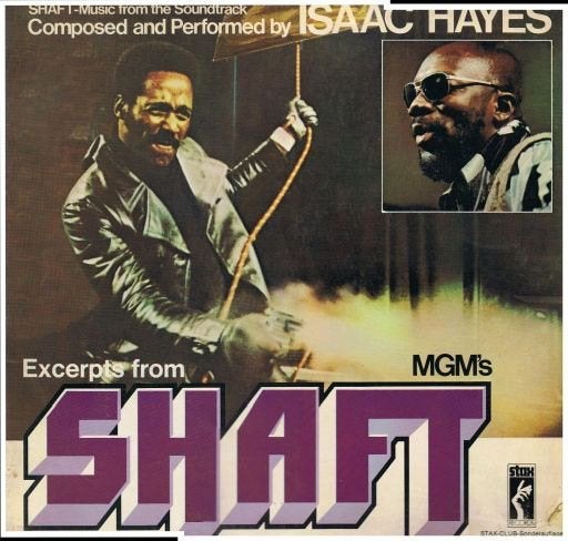 LP Music from the Soundtrack "Shaft" (Isaac Hayes), Ophalen, Gebruikt, 12 inch