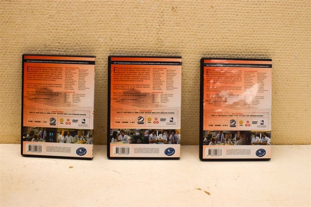 3 DVD box Medisch centrum west seizoen 2 48681, Ophalen of Verzenden, Gebruikt