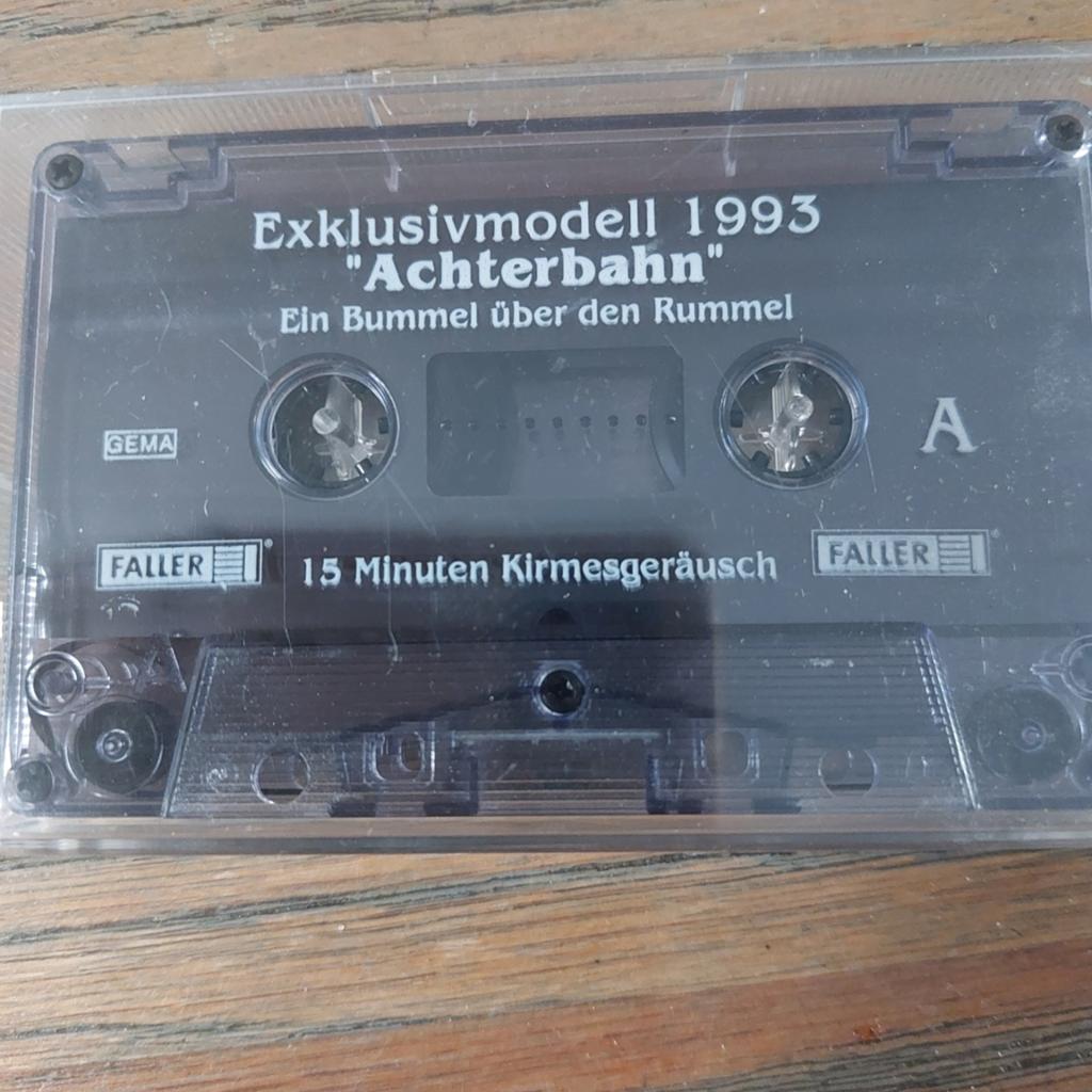 Faller Cassette Achterbaan Kermisgeluid 1983 - Nieuw, Overige genres, 1 bandje, Ophalen of Verzenden, Nieuw in verpakking