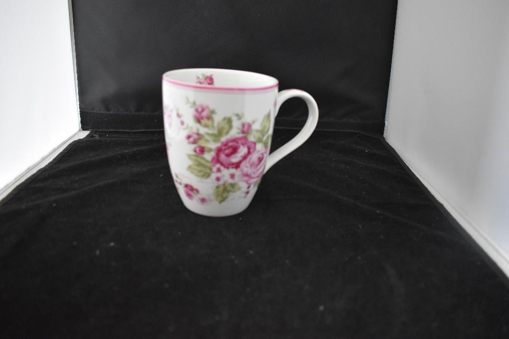 Mokken Le Rosier Rose servies, Info@detagrijn.com, Overige typen, Nieuw, Ophalen of Verzenden