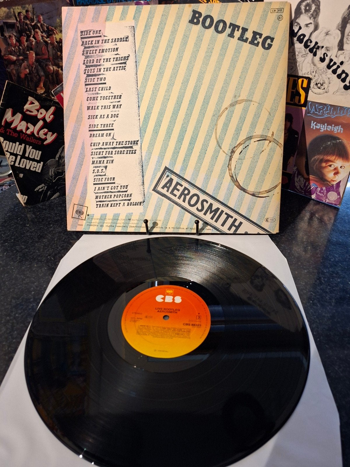 Aerosmith - Live! Bootleg dubbel LP (CBS 1978), Overige formaten, Ophalen of Verzenden, Zo goed als nieuw, Inclusief poster