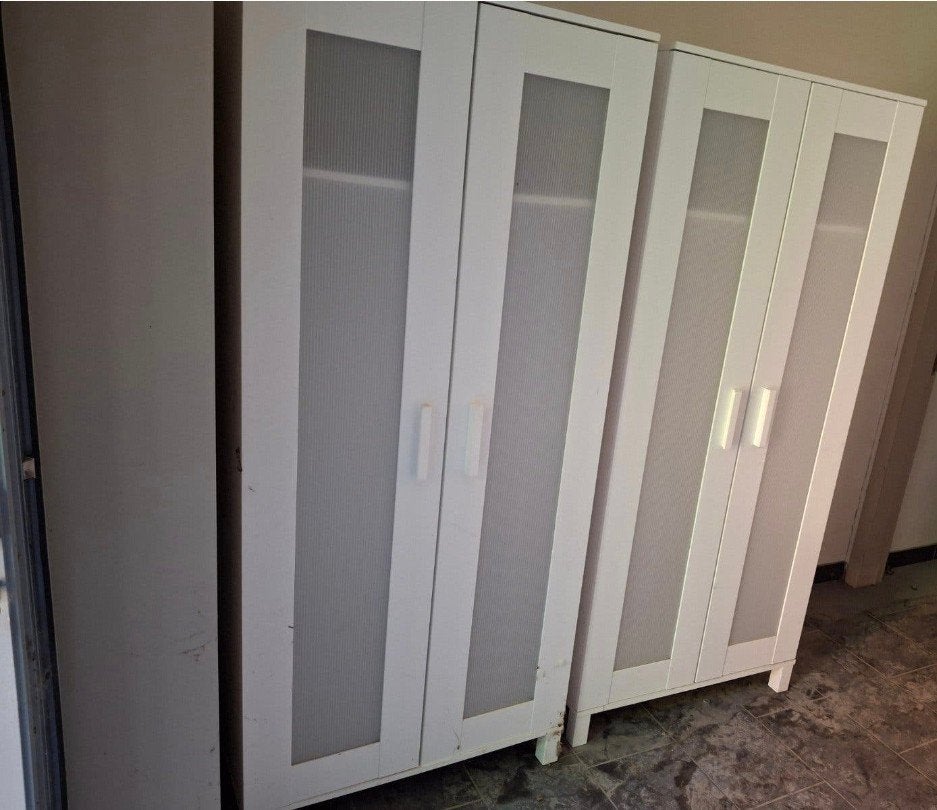 2 Ikea Aneboda kledingkast(en), Ophalen, Kunststof, Gebruikt, 50 tot 100 cm