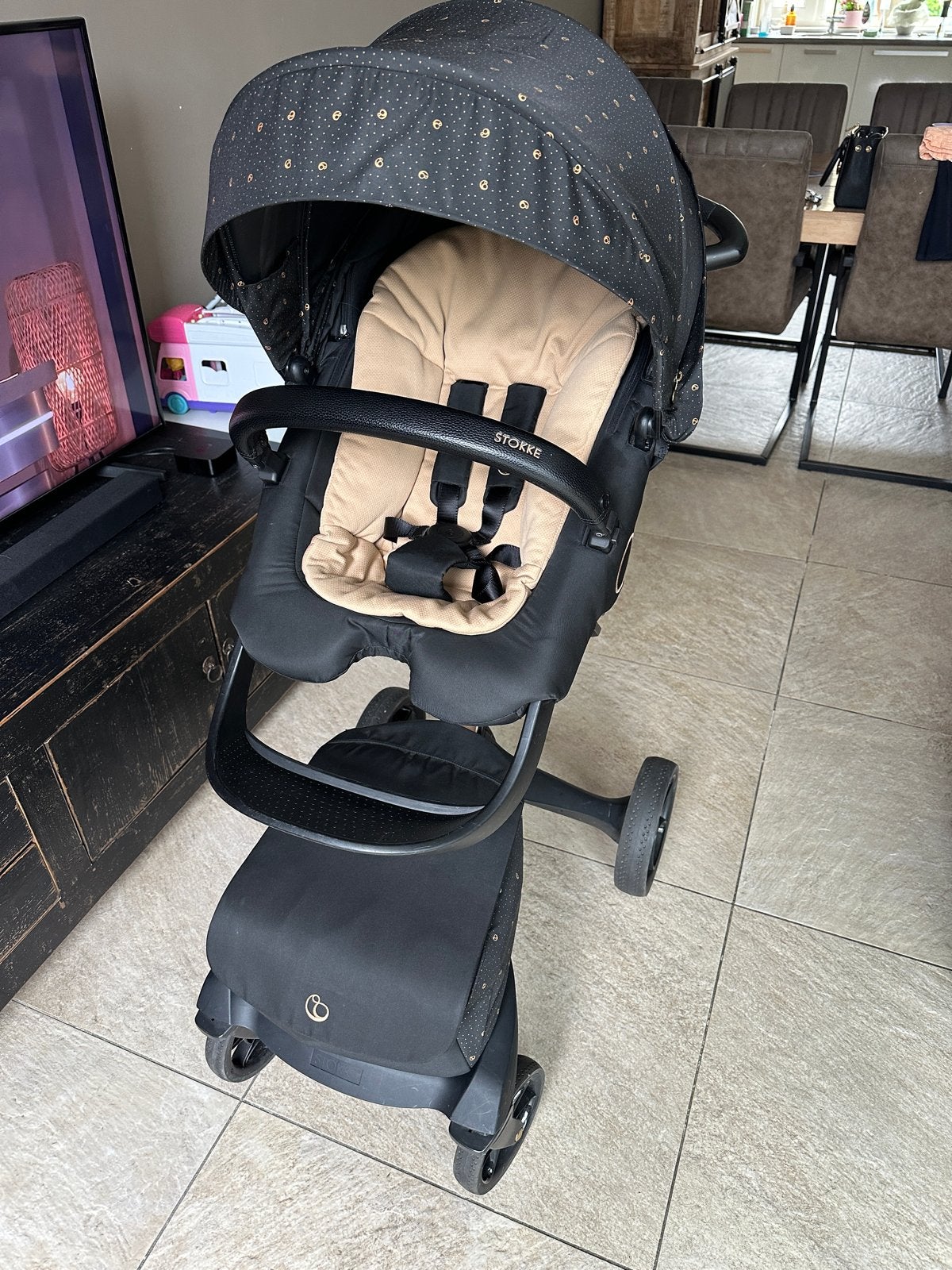 Stokke Xplory Limited Editio, maxi cosi en isofix 360 base, Kinderen en Baby's, Zo goed als nieuw, Combiwagen, Met reiswieg, Ophalen