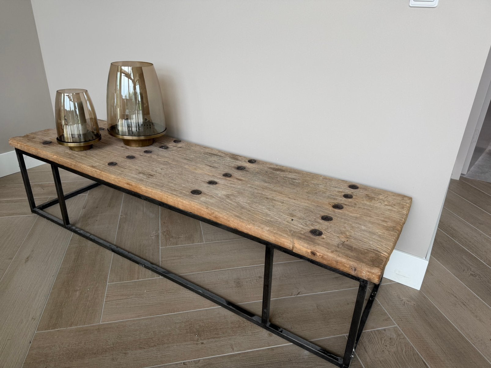 Landelijke salontafel, Ophalen, 100 tot 150 cm, 50 tot 100 cm, Zo goed als nieuw