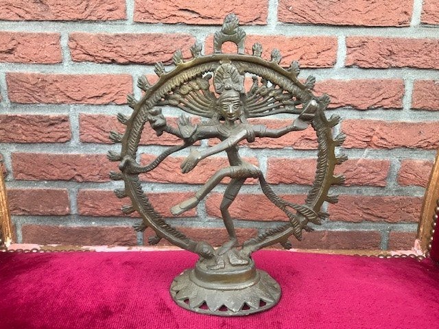 bronzen beeld, SHIVA NATARAYA, Ophalen of Verzenden, Brons