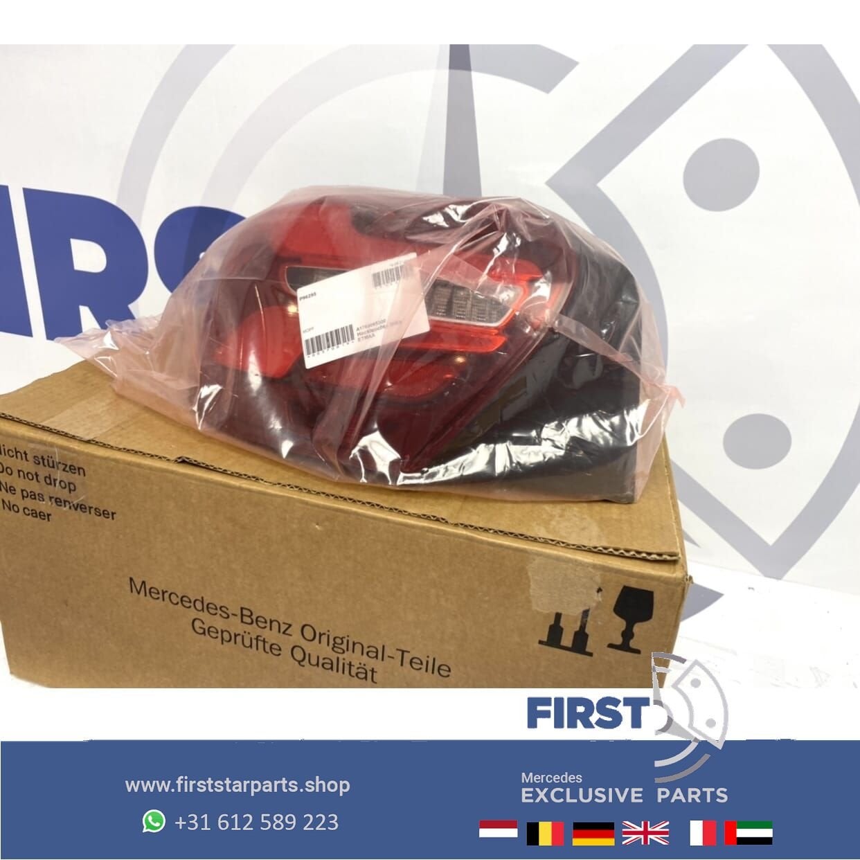 W176 Facelift AMG Full LED achterlicht LINKS Mercedes A klas, Gebruikt, -, Ophalen of Verzenden, -