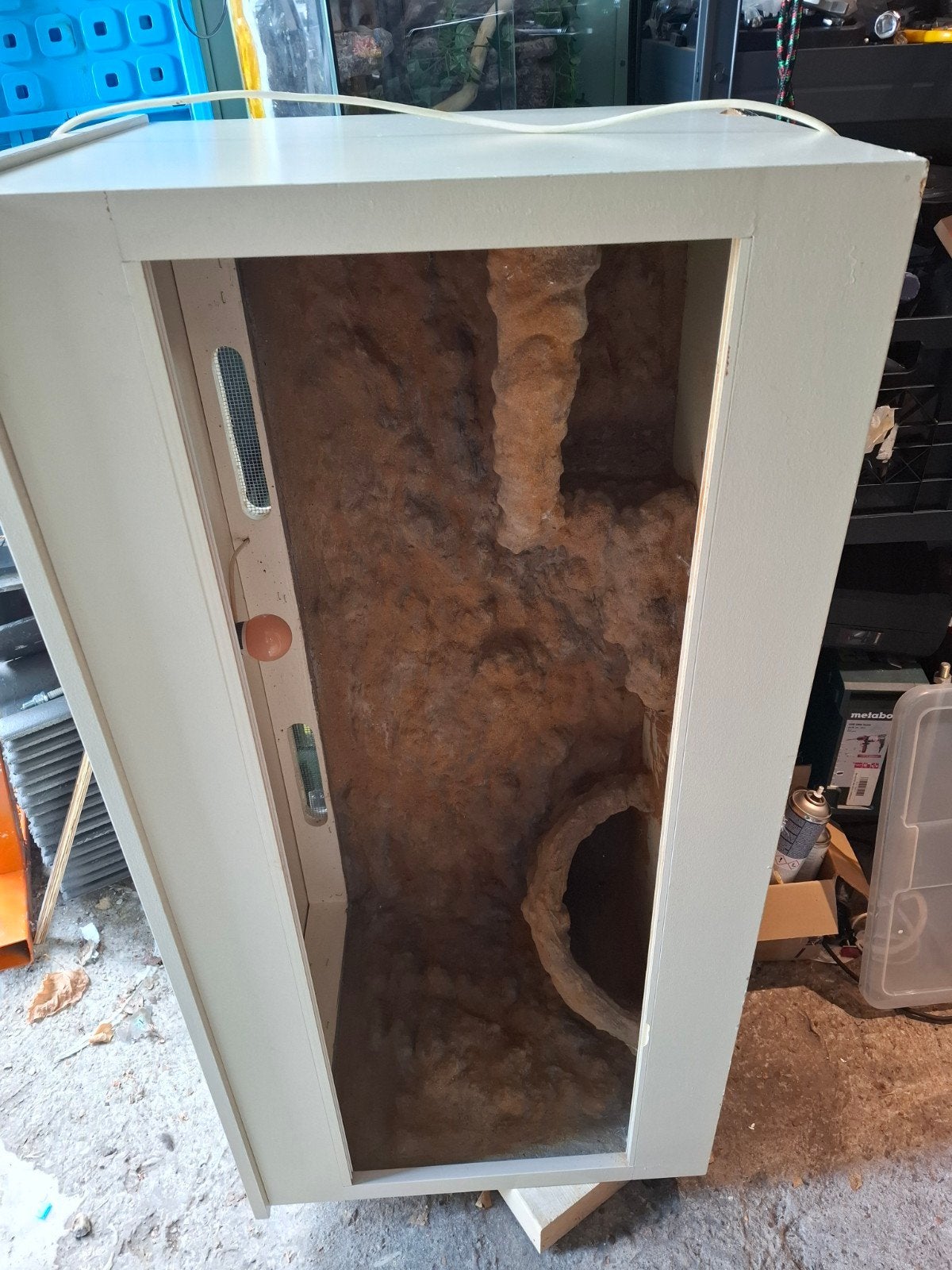 Houten terrarium 122*51*60, Ophalen, Gebruikt