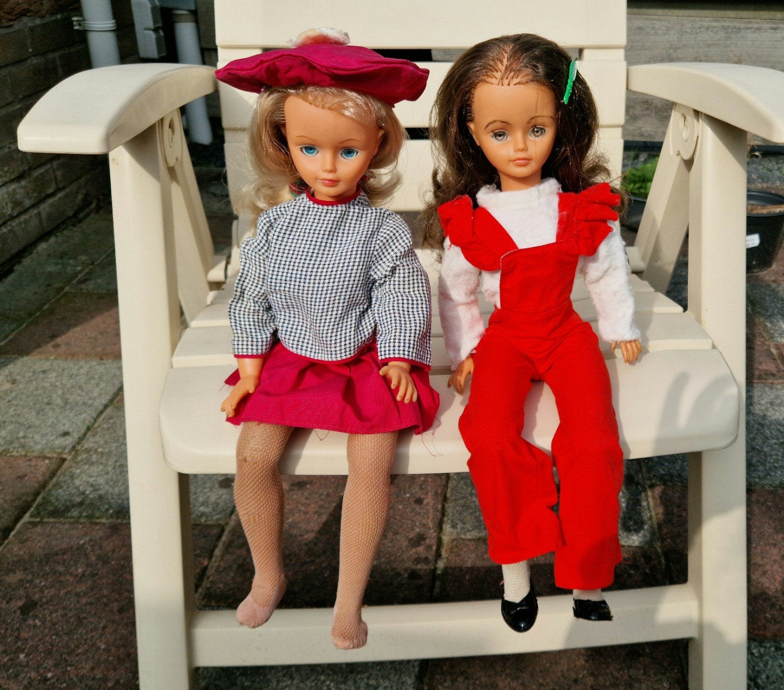 2 vintage barbie poppen, 50cm lang - Jaren 70-80, Ophalen of Verzenden, Gebruikt, Pop