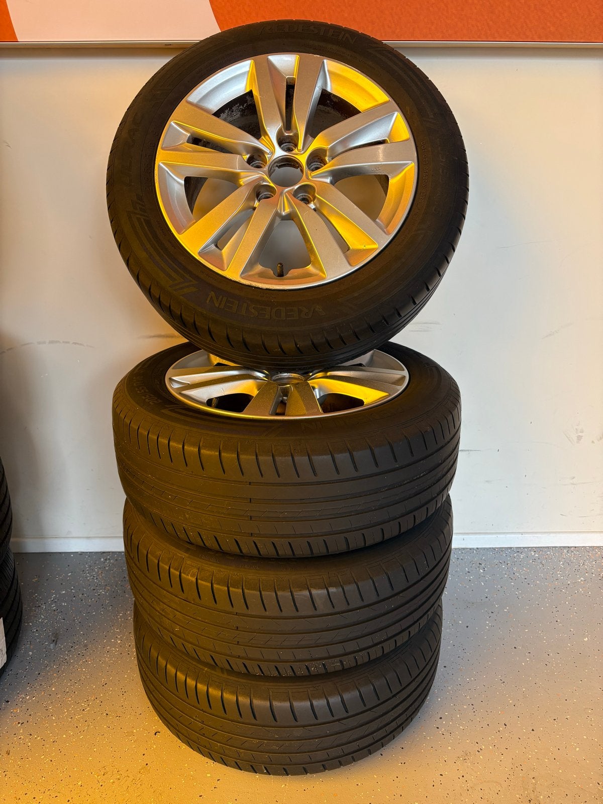 Vredestein banden 205/55/16 voor Peugeot 308, Ophalen, Gebruikt, 16 inch, Banden en Velgen