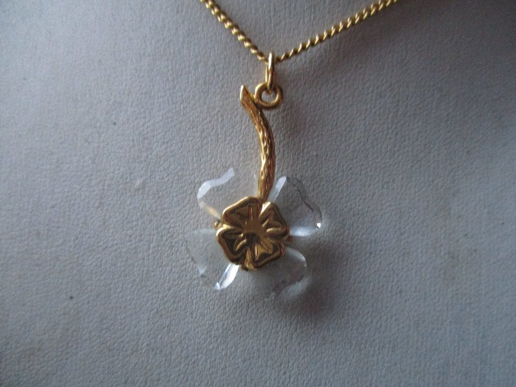 orginele gouden swarovski crystal ketting, Nieuw, Ophalen of Verzenden, Goud, Overige materialen