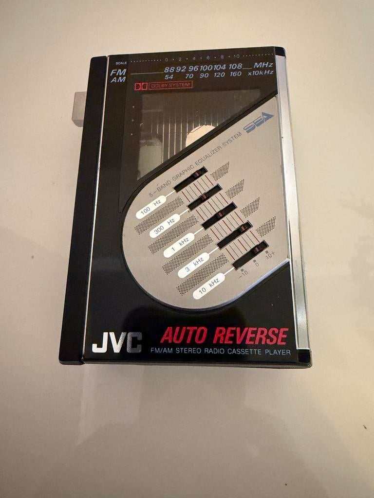 JVC CX-F3K Walkman met Auto Reverse en Grafische Equalizer, Ophalen of Verzenden, Walkman