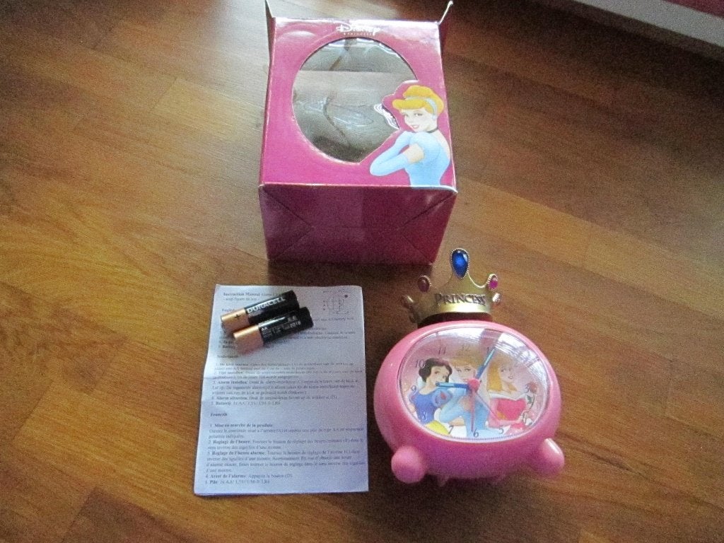 Disney klok.2 Zinos kinderlampen.Opbergdozen.kussens., Ophalen, Zo goed als nieuw, Overige typen