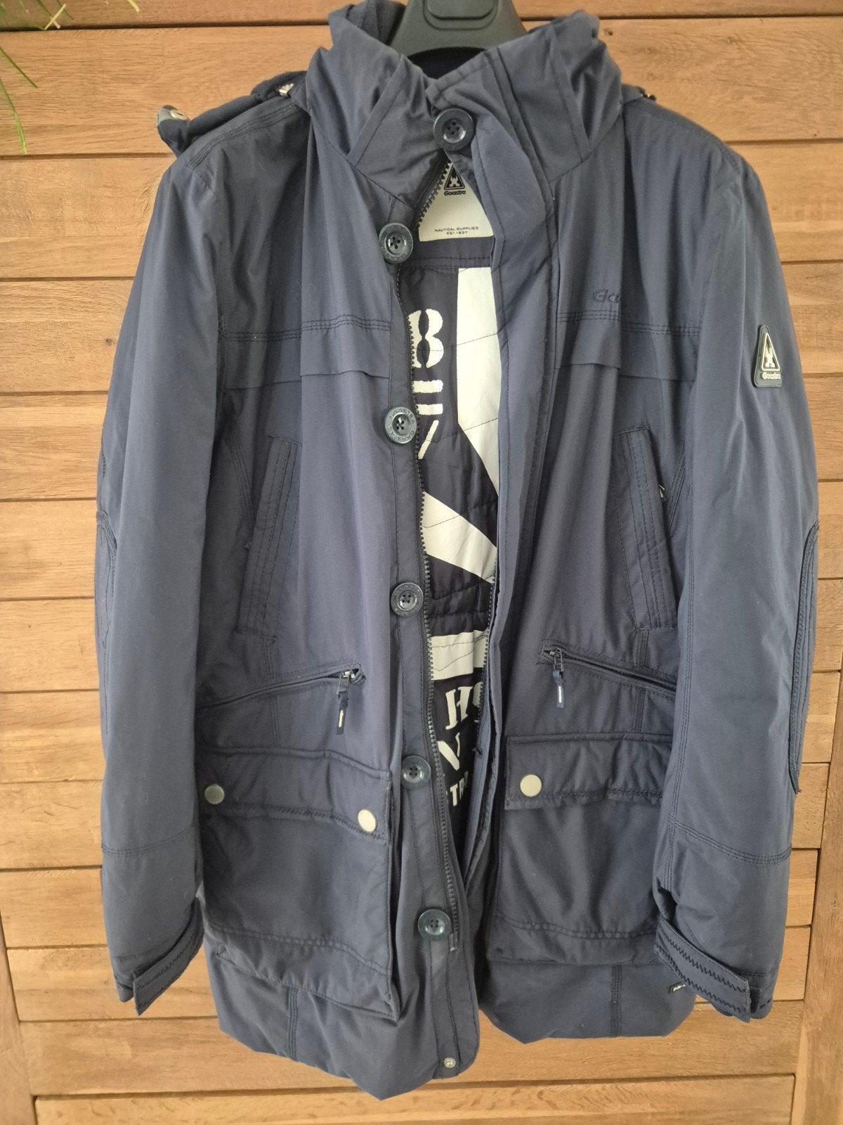 Donkerblauwe Gaastra jas, maat M, ls als nieuw, Ophalen of Verzenden, Zo goed als nieuw, Maat 48/50 (M), Blauw
