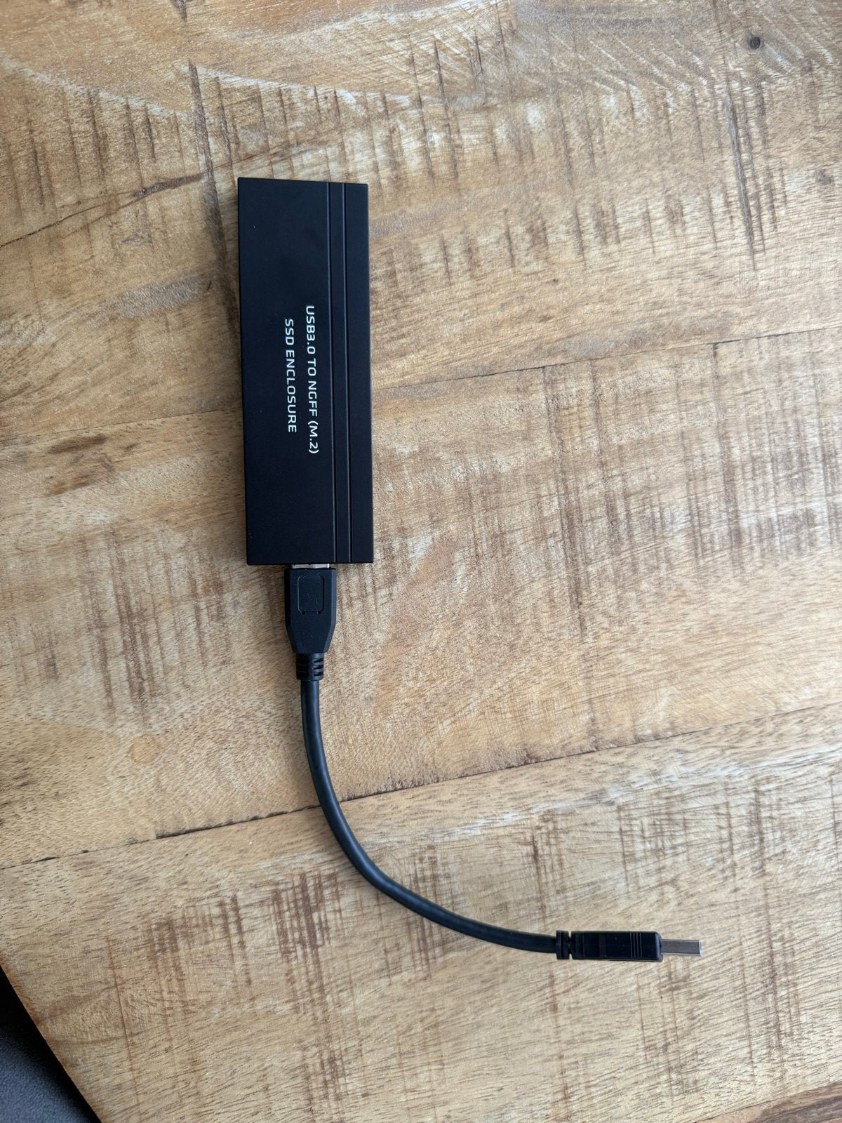 M.2 SSD Externe Behuizing USB 3.0 naar Nvme (M.2) SSD Enclos, SSD, Ophalen of Verzenden, Zo goed als nieuw, .