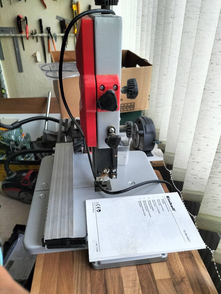 Einhell lintzaag TC-SB 200/1, Doe-het-zelf en Verbouw, Ophalen, 70 mm of meer, Einhell, Zo goed als nieuw