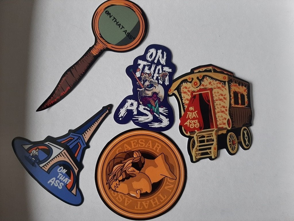 On that ass, Stickers, Ophalen of Verzenden, Nieuw, Merk