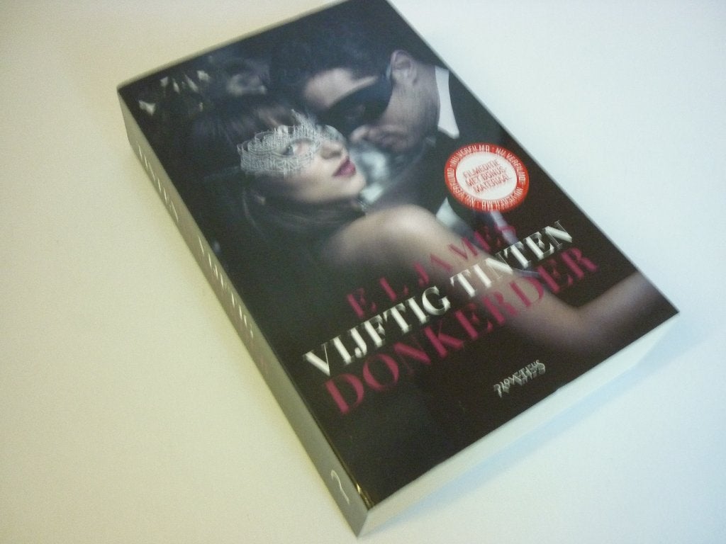 (Erotisch) E.L. James: Vijftig Tinten Donkerder (filmeditie), Boeken, Ophalen of Verzenden, Zo goed als nieuw
