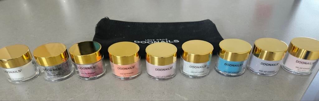 Doonails Dipping Powder Set - Diverse Kleuren, Overige kleuren, Ophalen of Verzenden, Zo goed als nieuw, Handen en Nagels