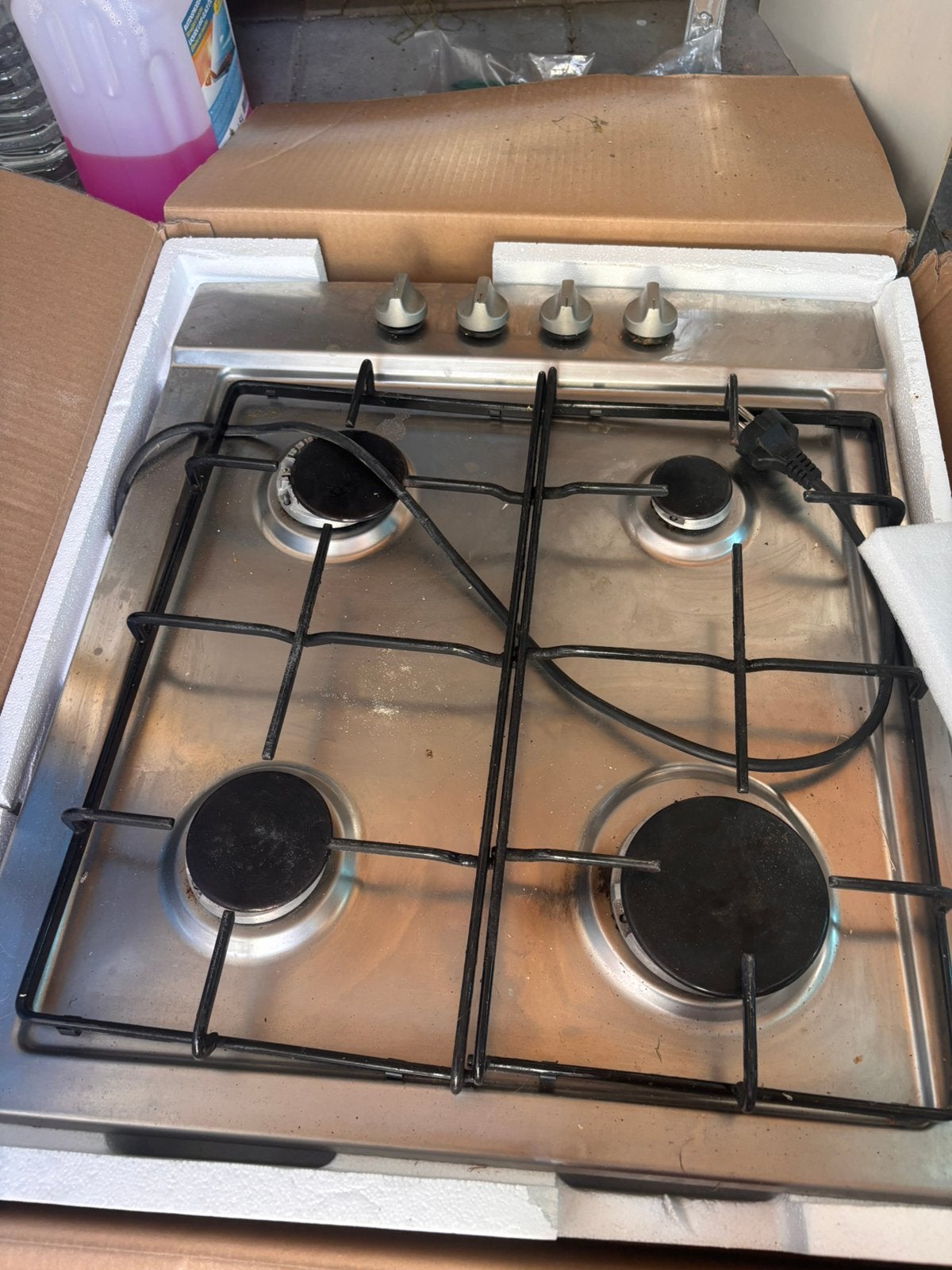 Gratis: Inbouw gasfornuis, Witgoed en Apparatuur, Ophalen, Gebruikt, Minder dan 85 cm, 4 kookzones