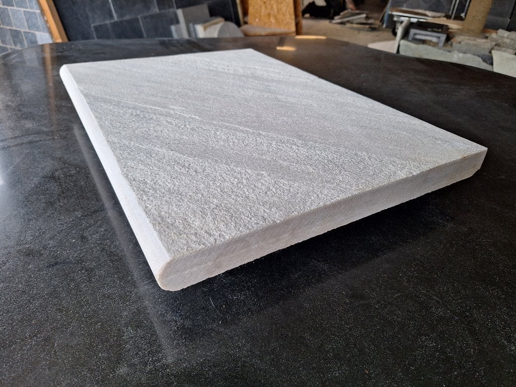 randtegel zwembad Brasil White Kwartsiet 50x35x3 cm, Ophalen of Verzenden, Nieuw