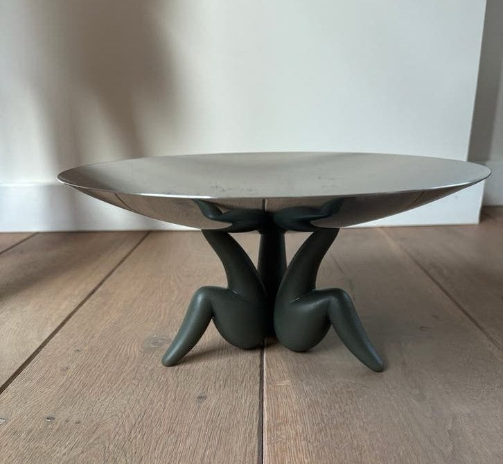Fruitschaal ALESSI, Schaal, Rond, Ophalen of Verzenden, Metaal