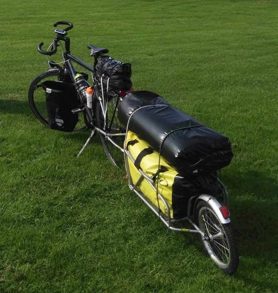 Fietskar Bob Yak & Ibex te huur-past bij 26 t/m29 inch wiel, Fietsen en Brommers, Fietsaccessoires | Aanhangers en Karren, Zo goed als nieuw