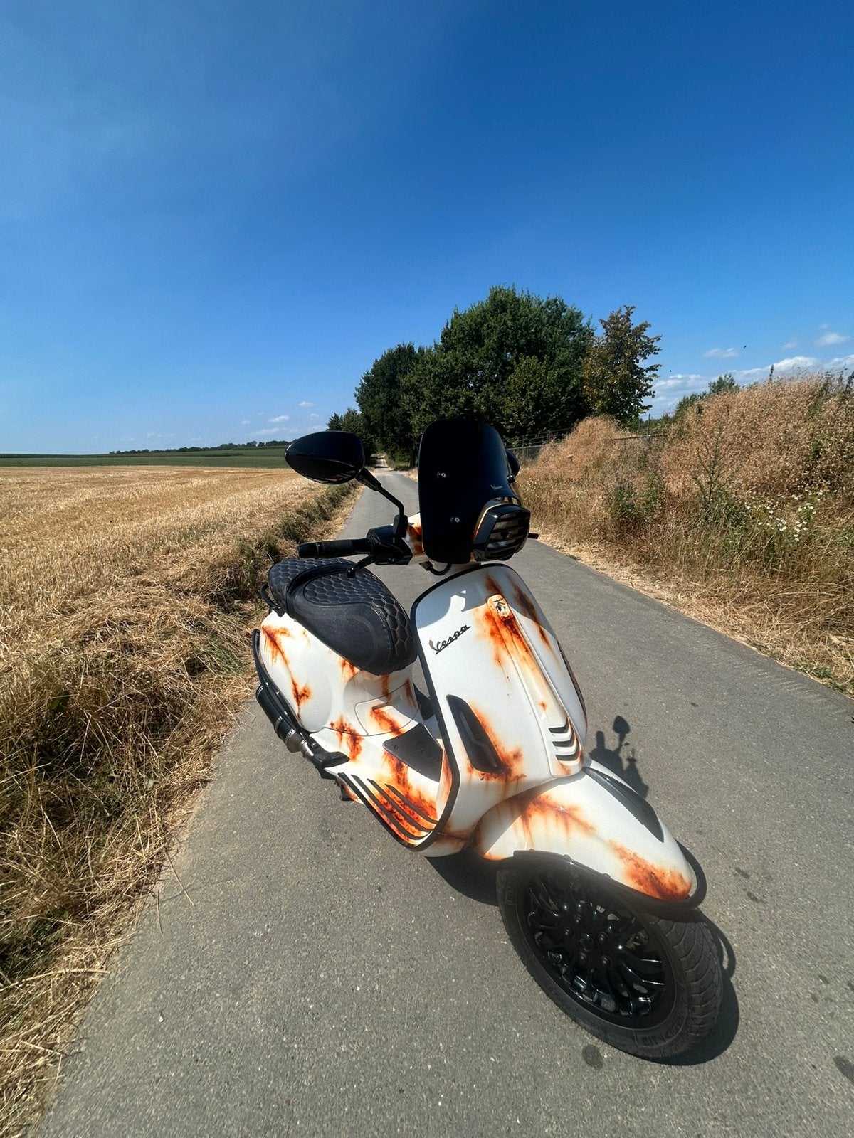 Vespa sprint 80cc 4t full Zelioni |Custom paint | 1 out of 1, Ophalen, Maximaal 45 km/u, Zo goed als nieuw, Benzine