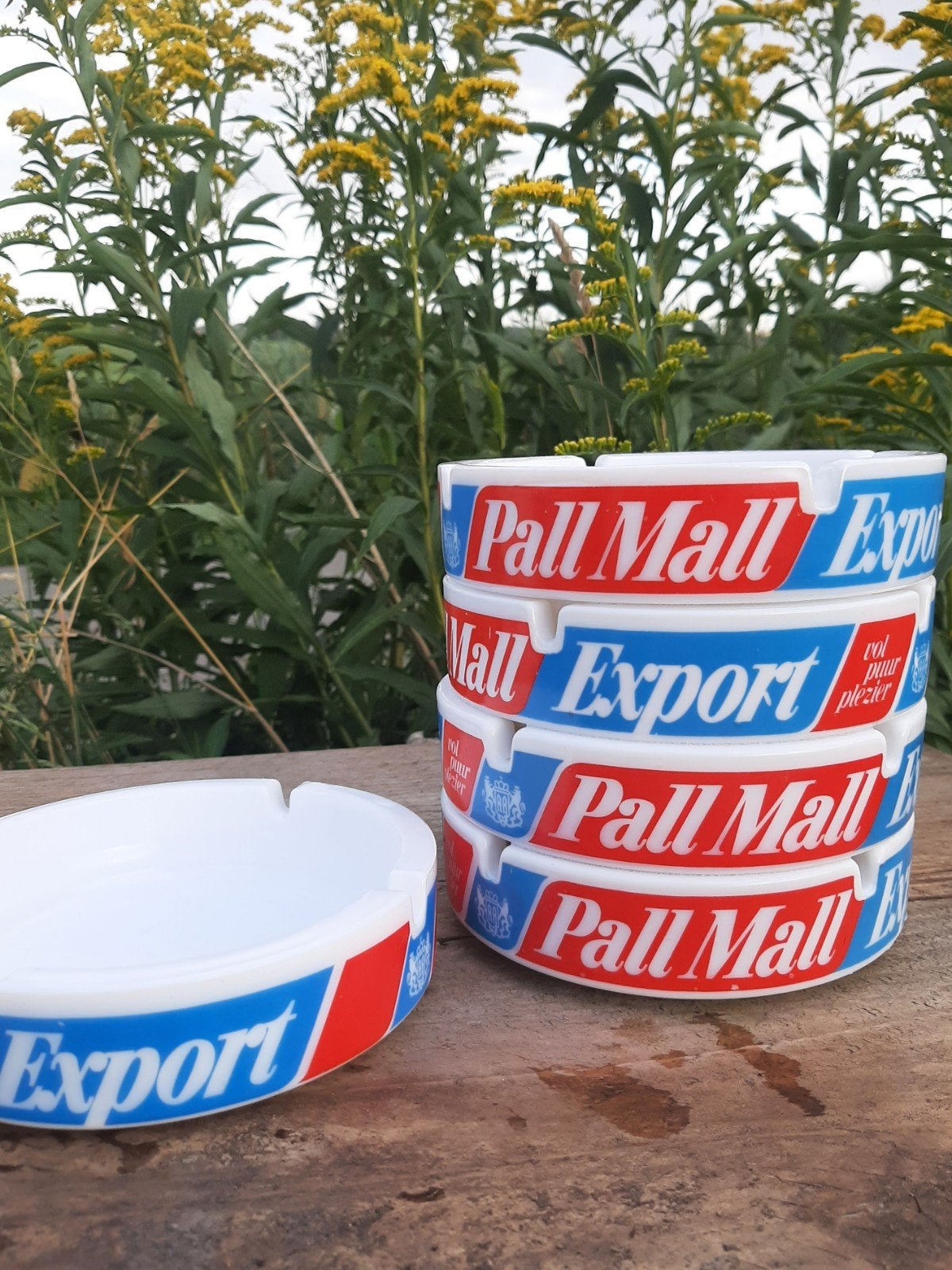 Vintage - Pall Mall asbakken - (Cafe / Kroeg / Asbak), Verzamelen, Ophalen of Verzenden, Asbak