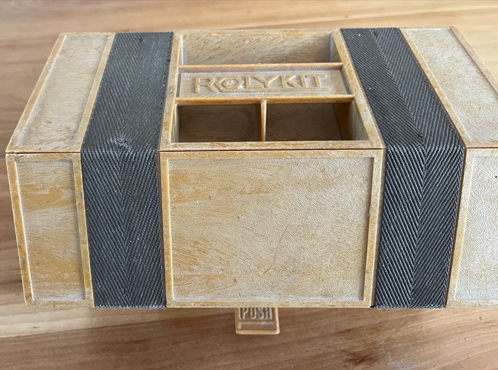Vintage Rolykit opbergdoos - Handige organizer, Ophalen of Verzenden, Gebruikt
