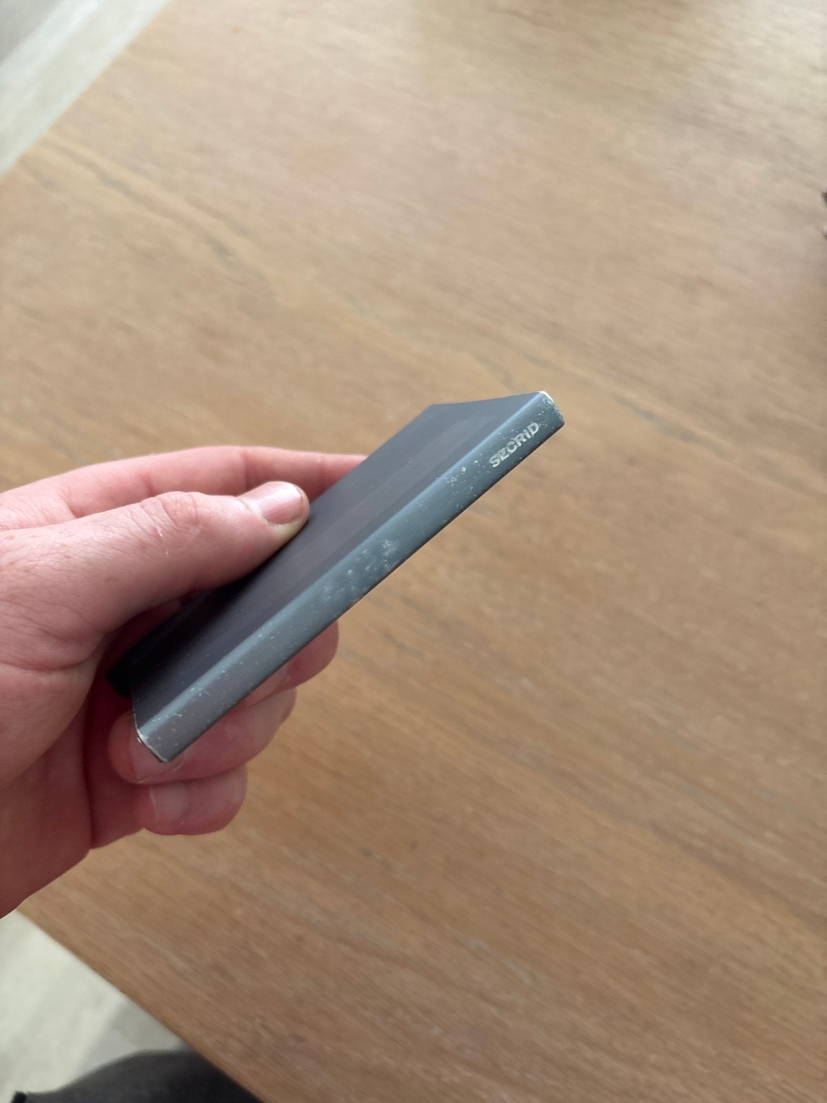 Secrid Cardprotector - Compacte Pasjeshouder, Ophalen of Verzenden, Gebruikt, Grijs, Overige merken