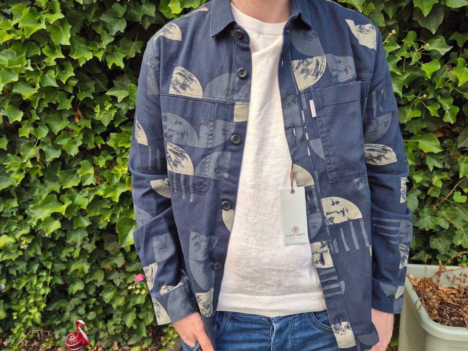 Cast Iron Shacket Overblouse Jeans Jas Nieuw Maat L, ., Nieuw, Halswijdte 41/42 (L), .