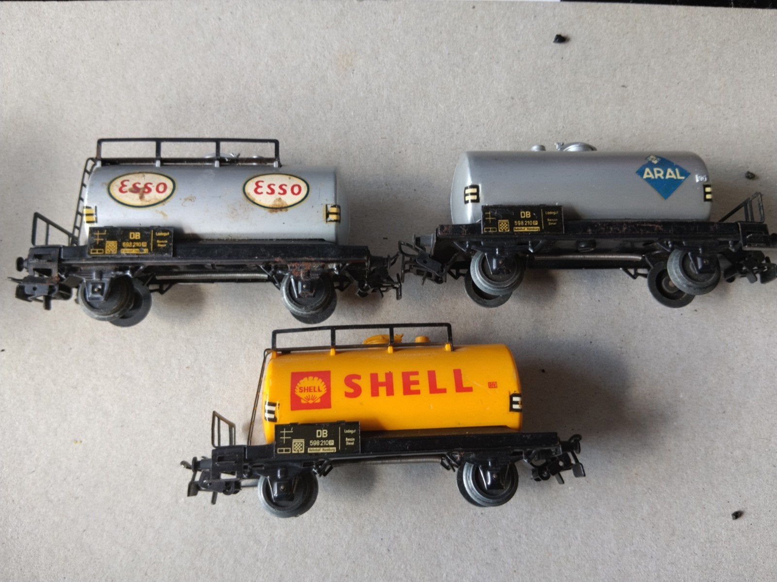 Märklin ketel wagons, Wisselstroom, Gebruikt, Wagon, Ophalen of Verzenden