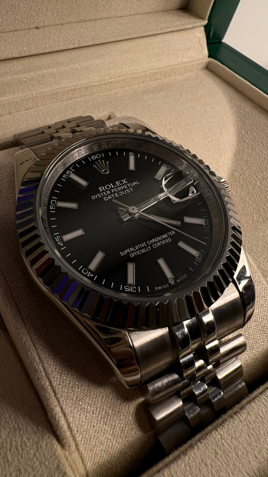 Rolex Datejust 41 Black dial | NIEUW, Sieraden, Tassen en Uiterlijk, Horloges | Heren, Ophalen of Verzenden, Nieuw, Staal, Overige merken