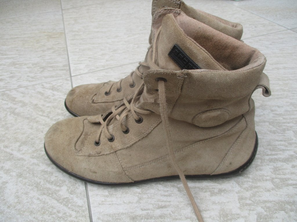 Zara suede leren hoge schoenen beige maat 41, Kleding | Heren, Schoenen, Ophalen of Verzenden, Gedragen, Veterschoenen, Bruin