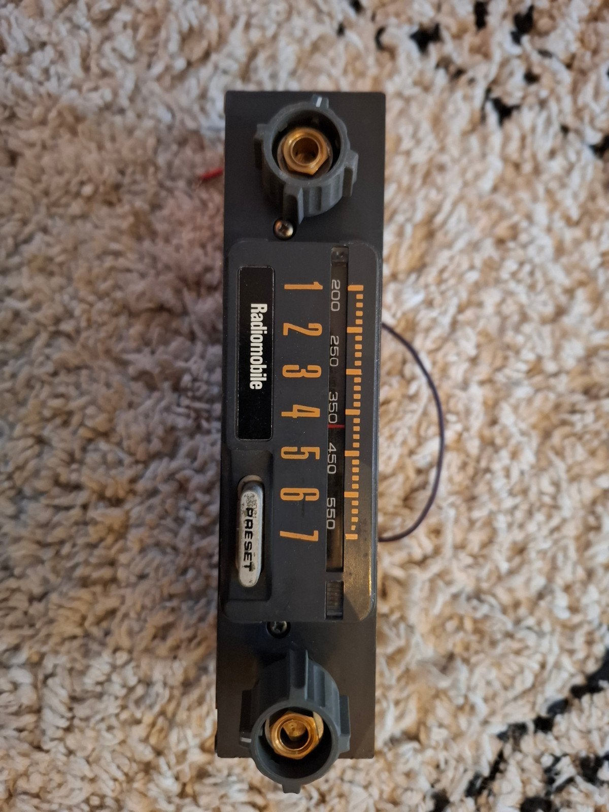 Vintage Radiomobile Autoradio - Model 75/470/200, Ophalen of Verzenden, Gebruikt