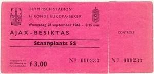 GEZOCHT: Diverse oude Europese Ajax tickets, Ophalen of Verzenden, Gebruikt, Ajax, Overige typen