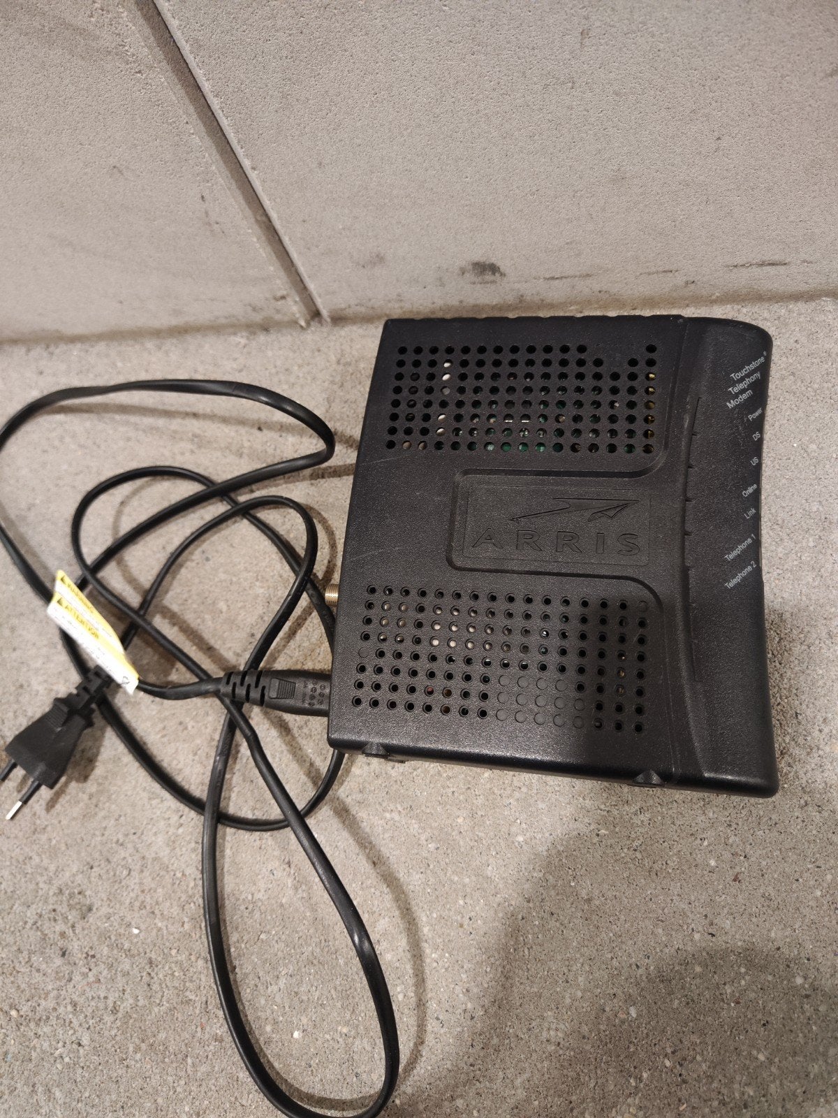 Arris Touchstone Telephony Modem, Ophalen of Verzenden, Gebruikt, Modem