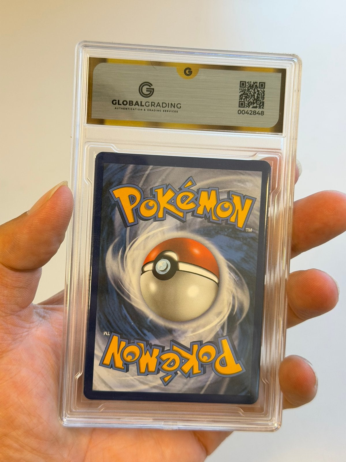 Birthday Pikachu Holo 2021 Celebrations #24 Grade 9 slab, Ophalen of Verzenden, Zo goed als nieuw, Losse kaart, Foil