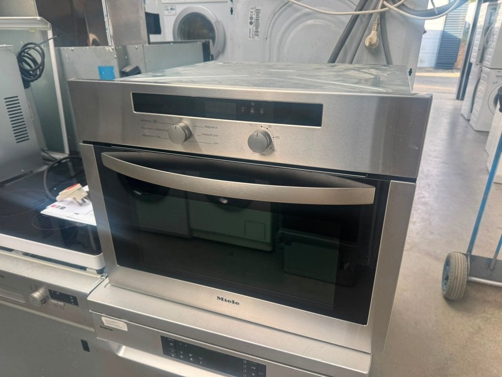 Miele Combi magnetron schoon garantie bezorging, Combimagnetron, Ophalen of Verzenden, Zo goed als nieuw, Inbouw